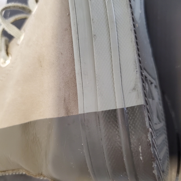 Converse Unisex Chuck Taylor All Star Leather Hi Top Shoes Dark Stucco - Picture 6 of 7